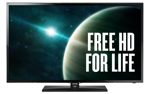 DISH free HD for life